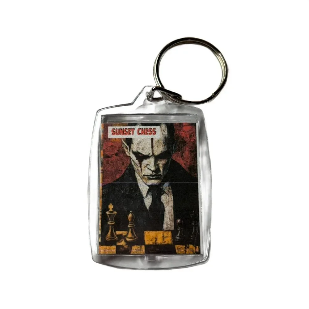 Vampire - Chess Photo Keychain - Picture 1 of 3